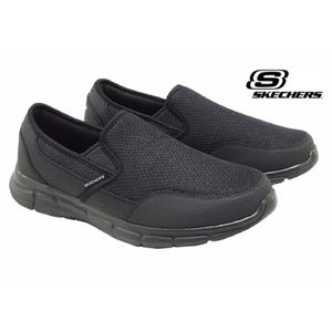 SKECHERS 59997S VERSE-COOL /& CALM MENS GREY COOL MESH//LEATHER SLIP-ON CASUAL
